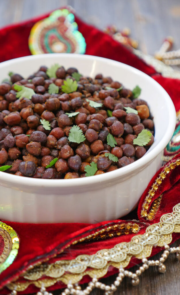 Instant Pot Sookha Kala Chana (Spiced Brown Chickpeas) | My Heart Beets