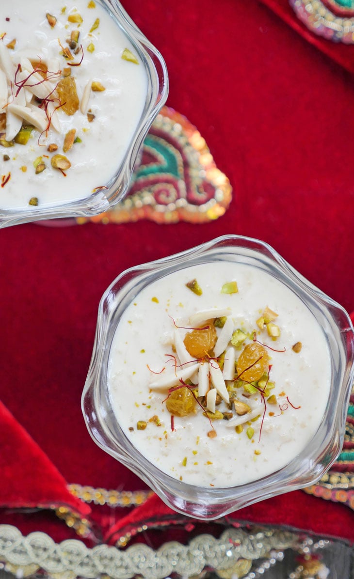 instant pot kheer by ashley of myheartbeets.com
