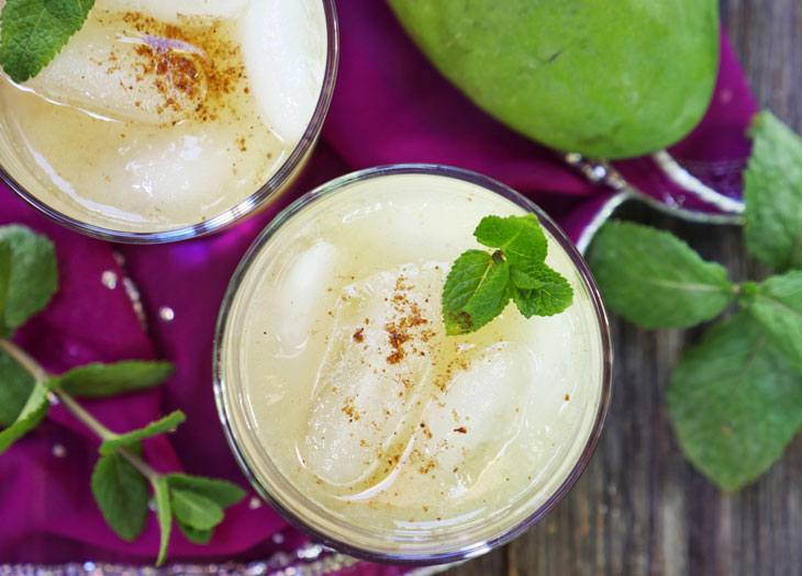 Instant Pot Aam Panna (green mango drink) by myheartbeets.com