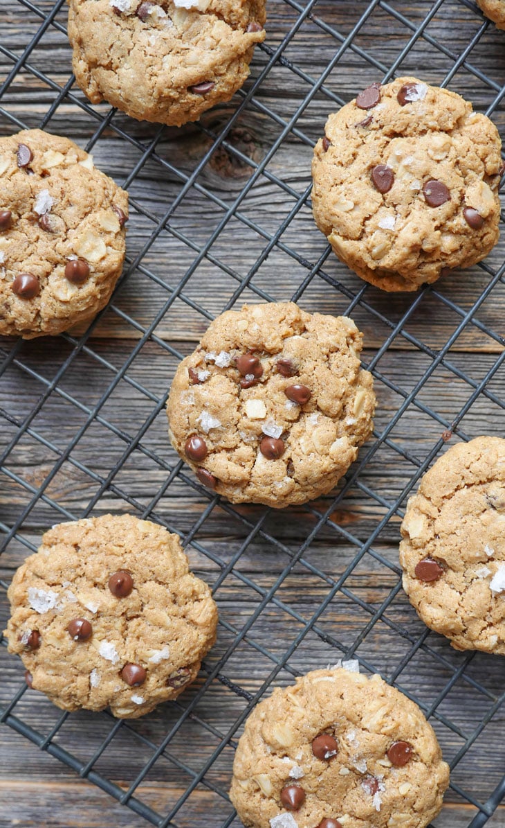 Gluten Free Chocolate Chip Oatmeal Cookies