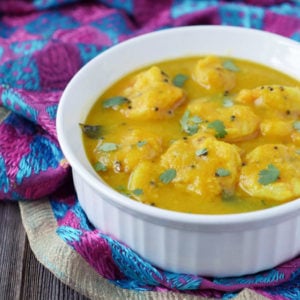 Pineapple Prawn Curry by myheartbeets.com