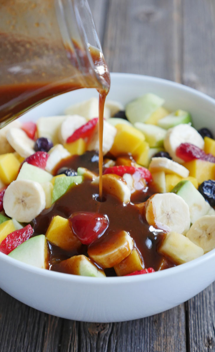 sweet and spicy fruit salad