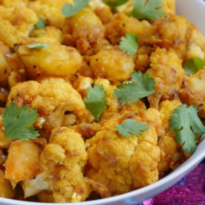 Stovetop and Instant Pot Aloo Gobi by myheartbeets.com