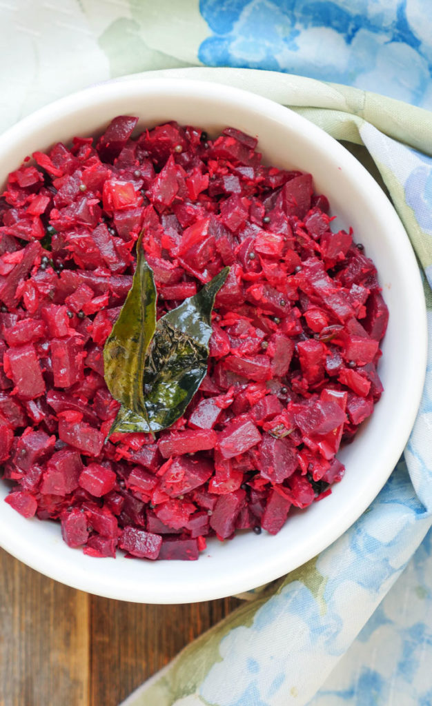 Instant Pot Beet Thoran | My Heart Beets