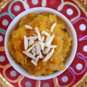 instant pot butternut squash halwa by myheartbeets