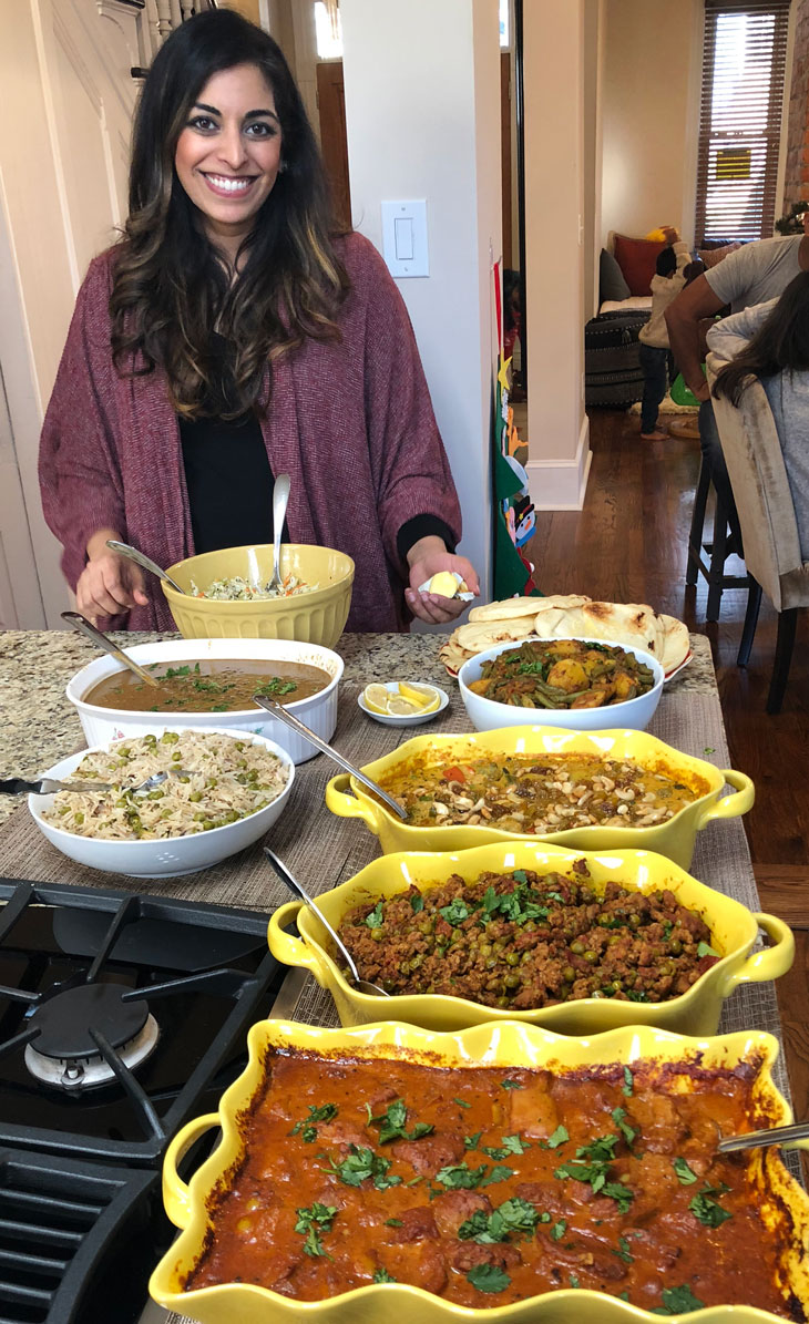 indian dinner party menu planner