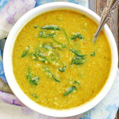 Instant Pot Spinach Dal (Dal Palak) My Heart Beets