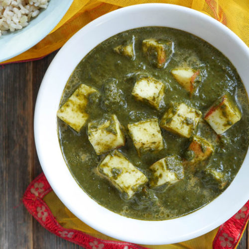 jain paneer palak recipe