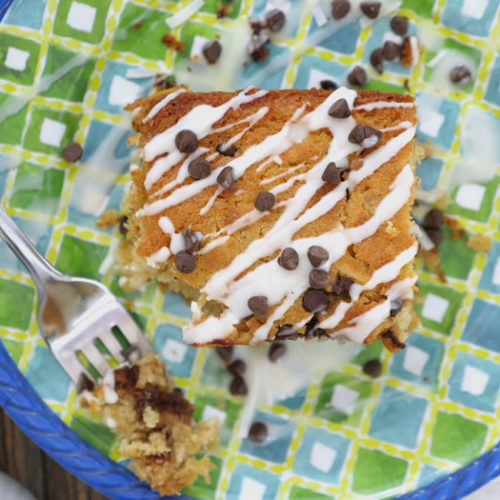 Coconut Chocolate Chip Baked Oatmeal Cake (glutenfree, dairyfree