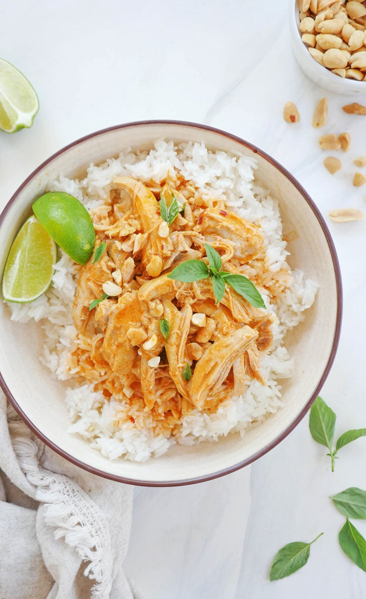 instant pot thai chicken coconut curry