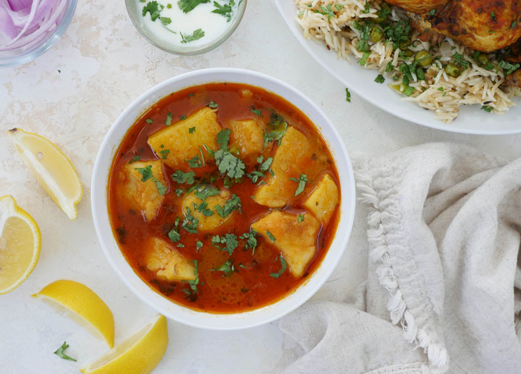 instant pot tandoori potato curry