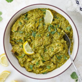 instant pot green chicken curry