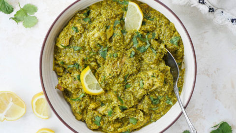 Indian green 2024 curry recipe