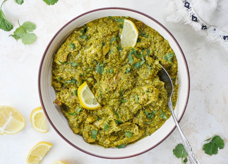 instant pot green chicken curry 