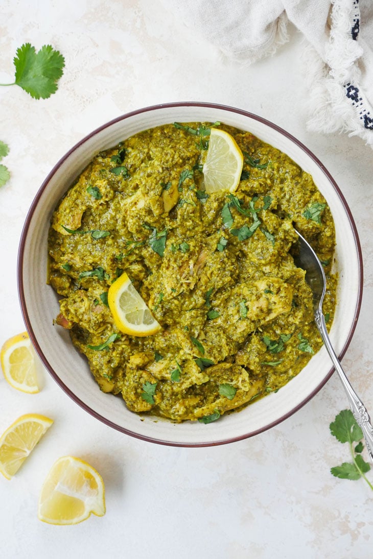 instant pot green chicken curry