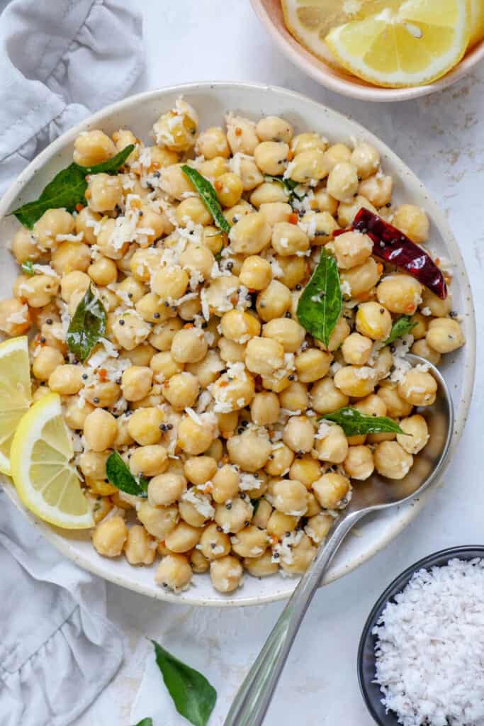 Chickpea Sundal | My Heart Beets