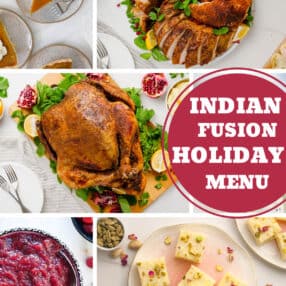Indian Fusion Holiday Menu