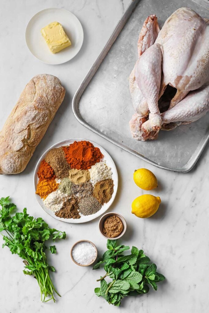 tandoori turkey ingredients